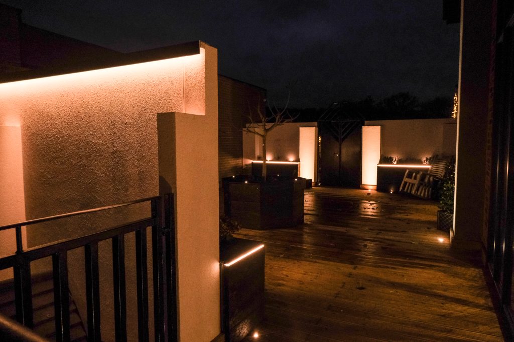 outdoor patio lighting