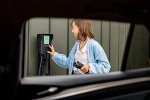 Charging electric car